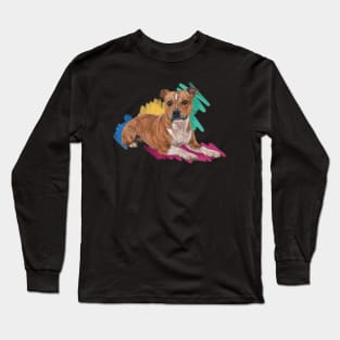 The Staffordshire Bull Terrier Long Sleeve T-Shirt